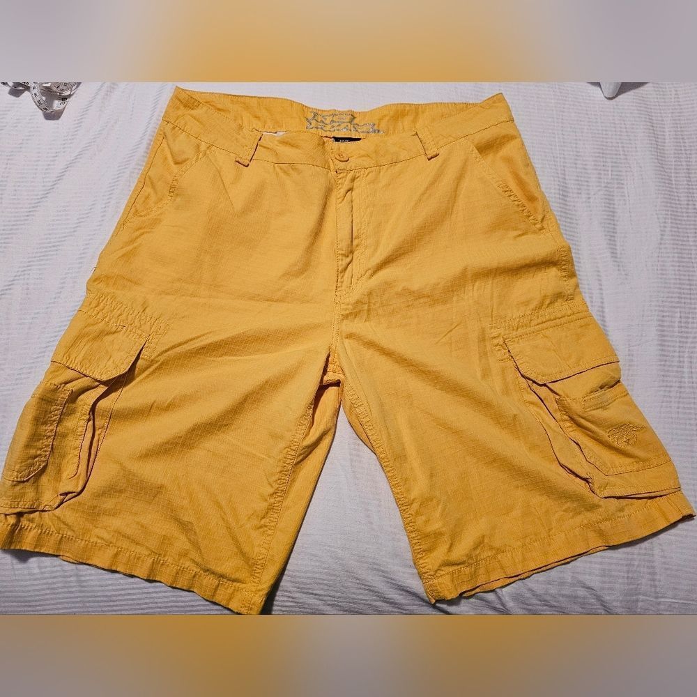 Mens No Fear Shorts yellow aize 38